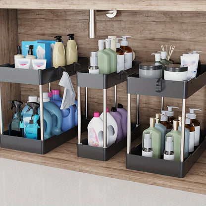 3PCS Under Sink organizer For bathroom or Kitchen