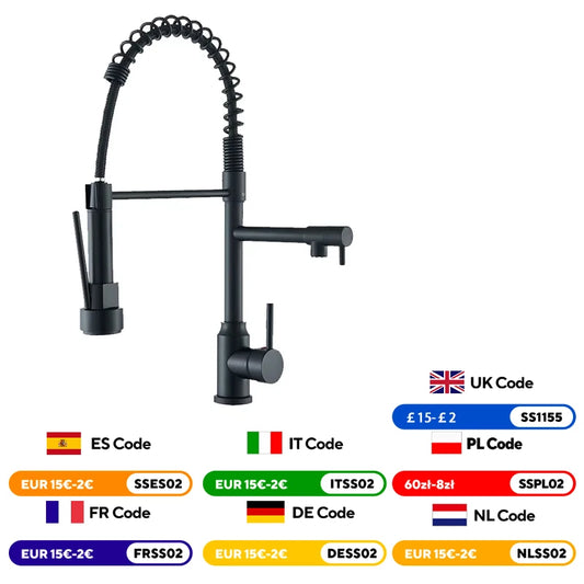 Kitchen Sink Water Faucet  Hot & Cold Water Mixer