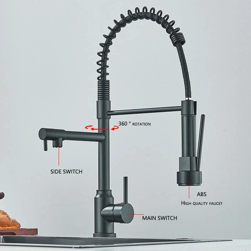 Kitchen Sink Water Faucet  Hot & Cold Water Mixer