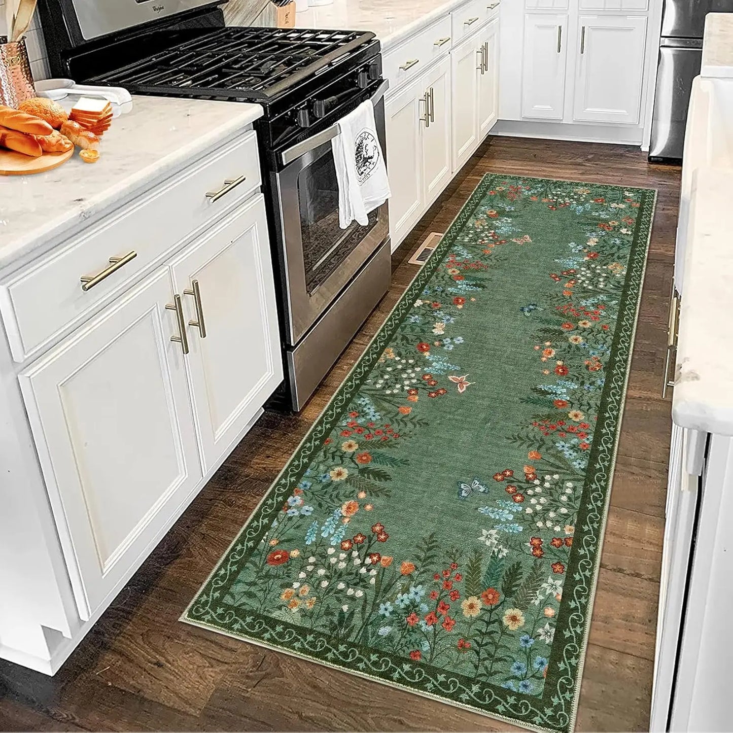 Floral Area Rug for Bedroom, Livingroom, Or Den