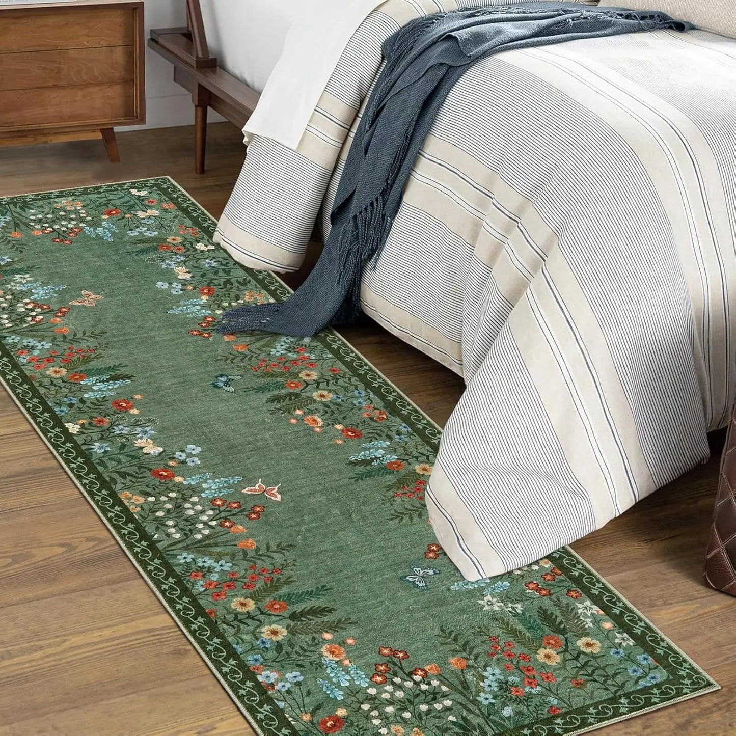 Floral Area Rug for Bedroom, Livingroom, Or Den