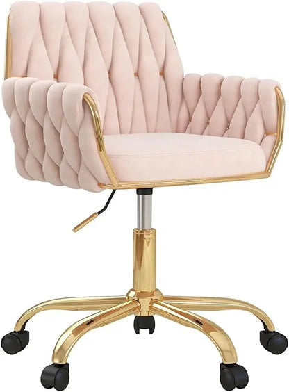 Velvet  Swivel Chair For Home,  Office, Or Bedroom