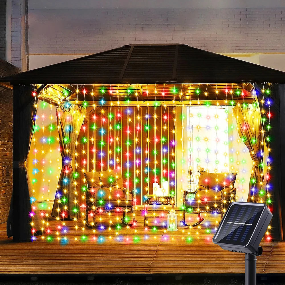 300Leds Solar Fairy Garland String Lights