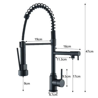 Kitchen Sink Water Faucet  Hot & Cold Water Mixer