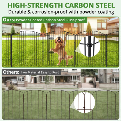 Decorative Garden Fence With 32Hx24Wgate