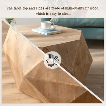 38 inch Drum Coffee Table for Office, or Livingroom Room
