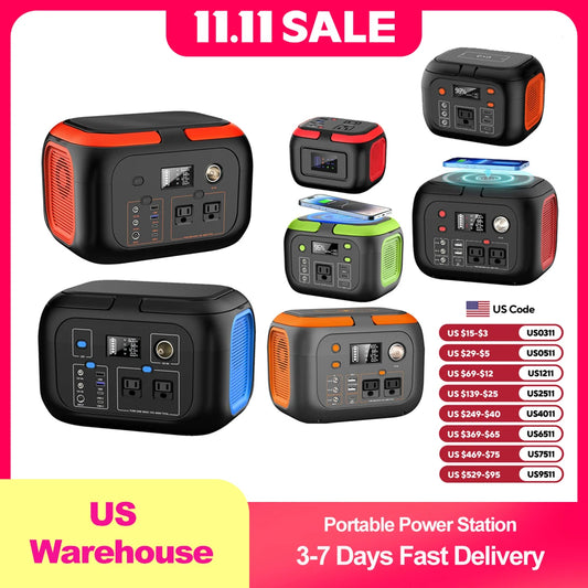 AC Outlets Solar Generator Storage Energy Power Bank