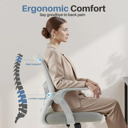 Computer Chair  with Lumbar Support 360° Swivel