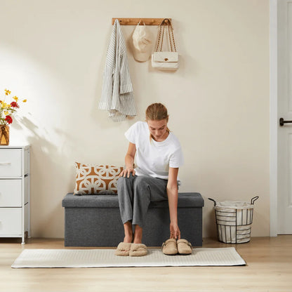 Foldable Ottoman Bench  Storage Chest
