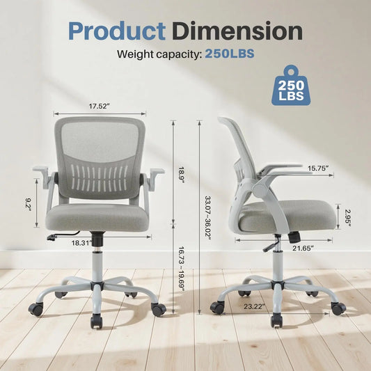 Computer Chair  with Lumbar Support 360° Swivel