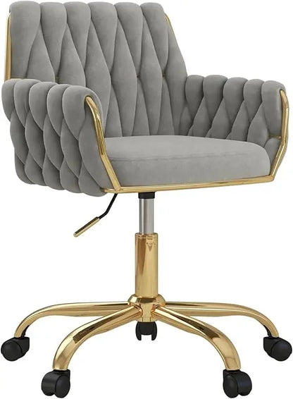 Velvet  Swivel Chair For Home,  Office, Or Bedroom