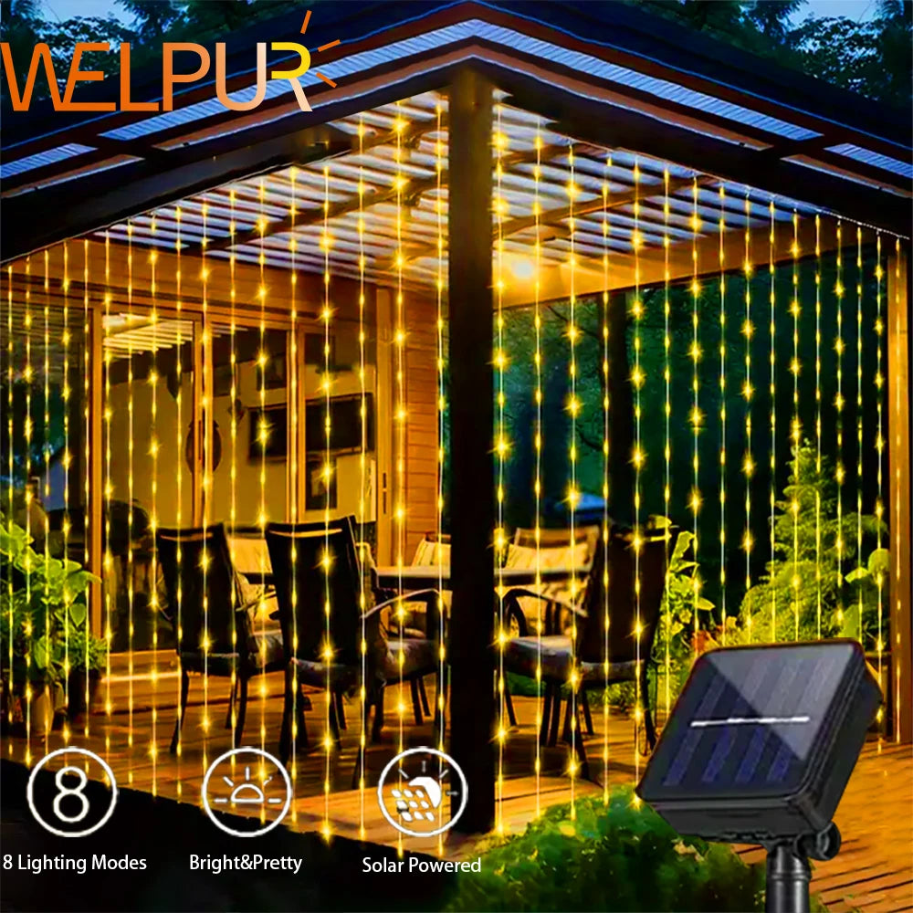 300Leds Solar Fairy Garland String Lights