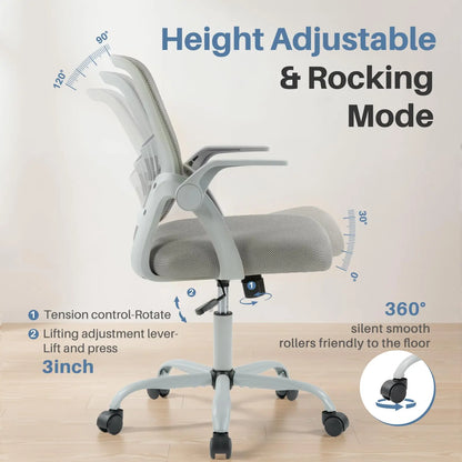 Computer Chair  with Lumbar Support 360° Swivel