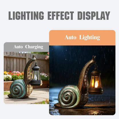 Snail Solar Powered Garden Light