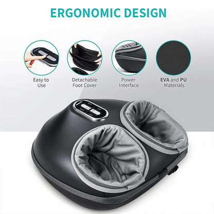 Heat therapy, Air compression Electric Foot Massager
