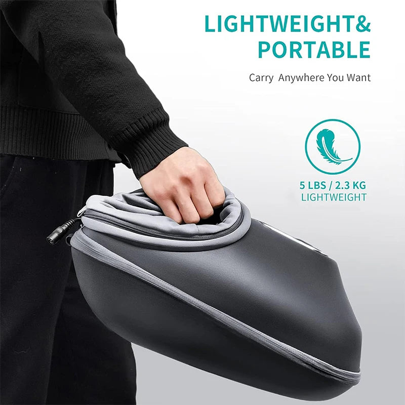Heat therapy, Air compression Electric Foot Massager