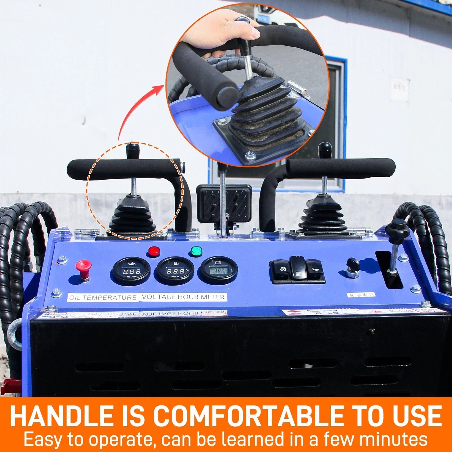 Hydraulic  22HP Skid Steer Loader,  Crawler
