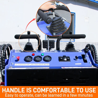 Hydraulic  22HP Skid Steer Loader,  Crawler