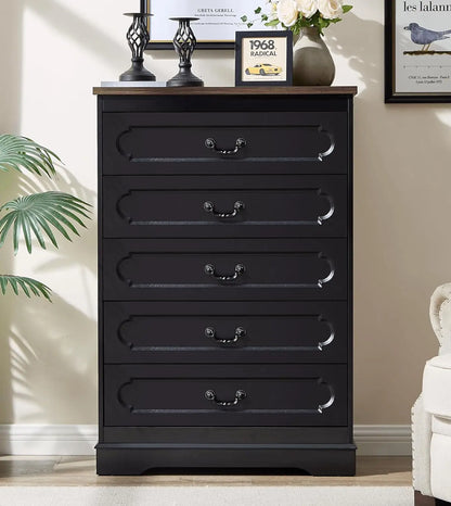 Cherry Wood Chest  with  6 wide drawers