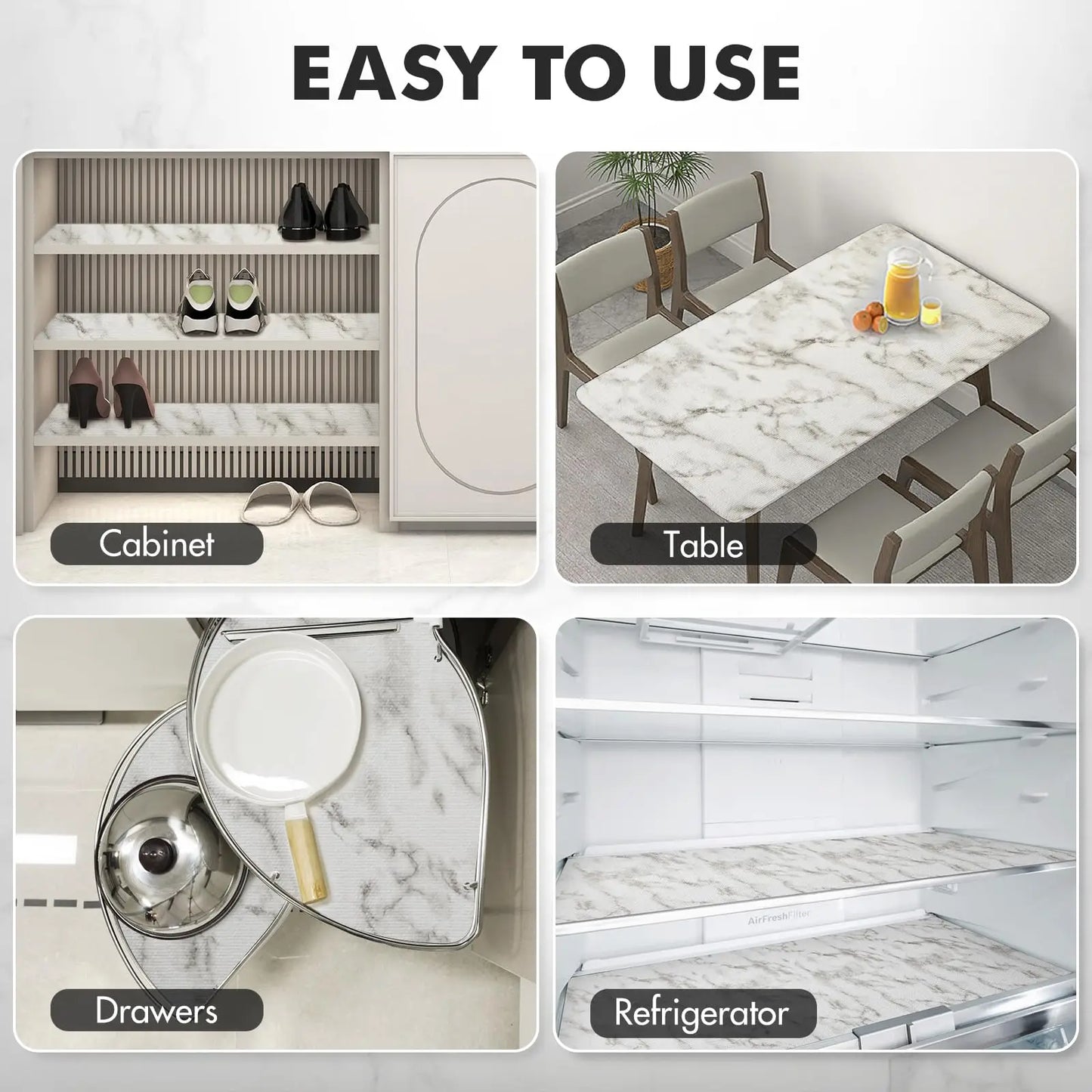 Drawer and Shelf Liner for Kitchen Cabinet