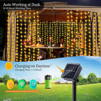 300Leds Solar Fairy Garland String Lights