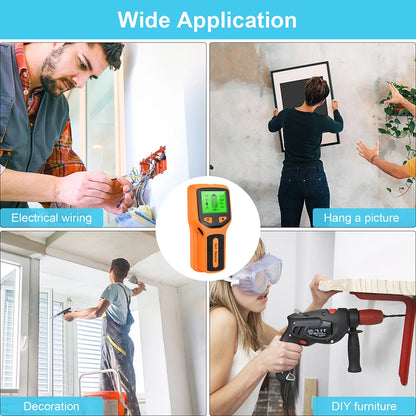 5 in 1 Stud Finder  Backlight Display  AC Live Wires Detection