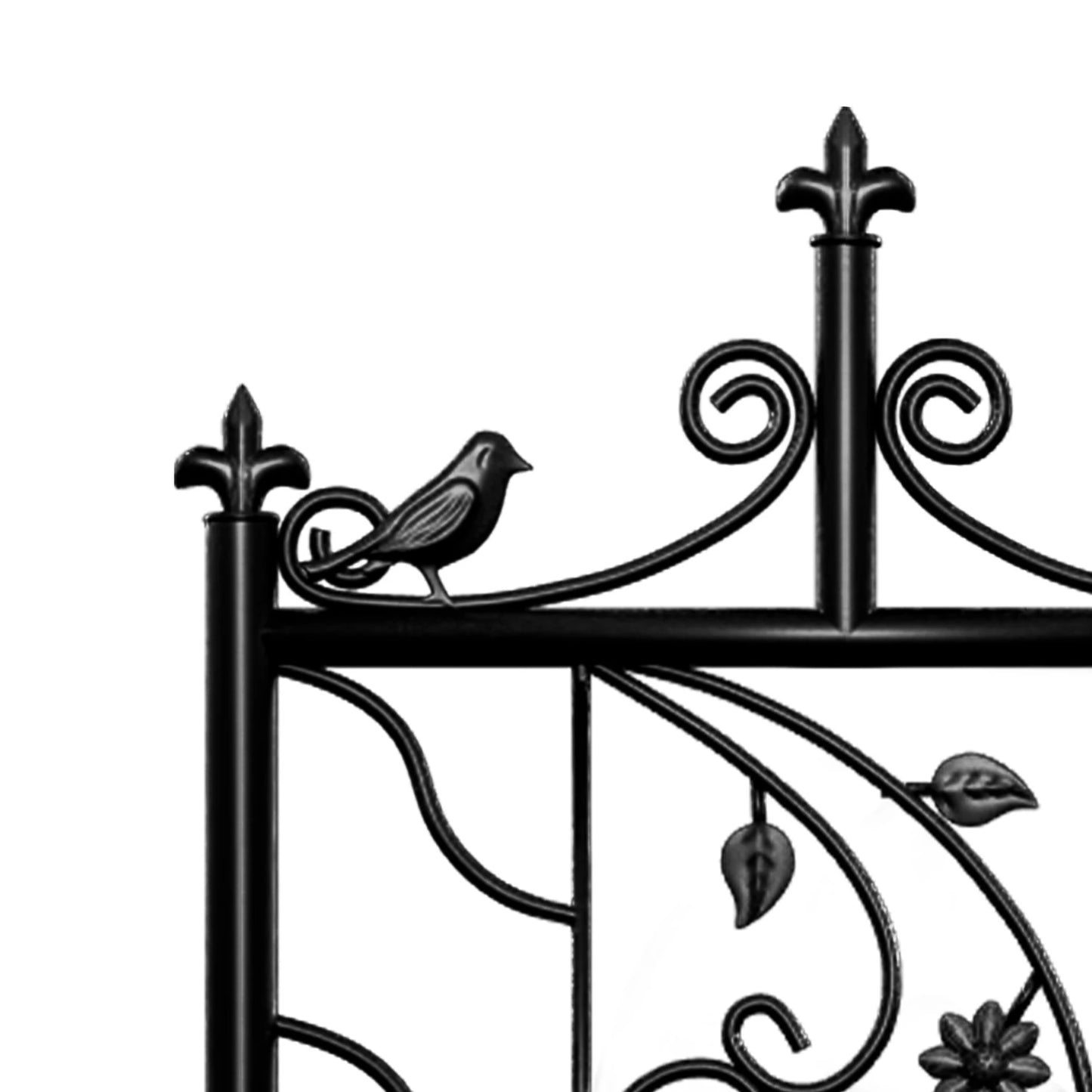 71 inch Tall Garden Trellis Black Lattice Panel