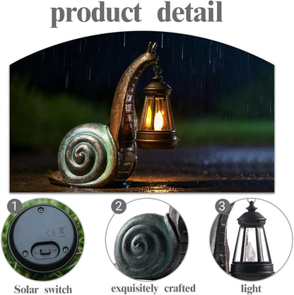 Snail Solar Powered Garden Light