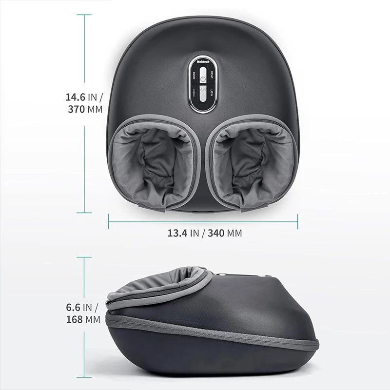 Heat therapy, Air compression Electric Foot Massager